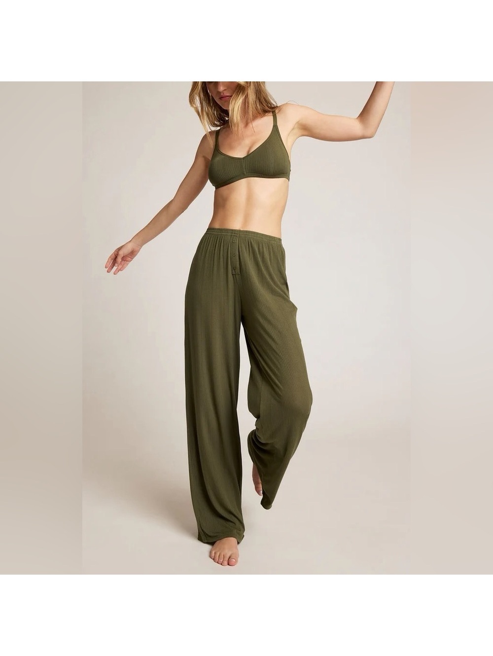 Negative Underwear Whipped Track Pant in Moss, Size X-Small